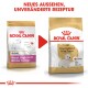 Zwei Beutel Royal Canin Hundefutter für West Highland White Terriers mit neuem Design, gleicher Rezeptur. Text: "NEUES AUSSEHEN, UNVERÄNDERTE REZEPTUR."