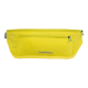 Eine leuchtend gelbe Hüfttasche für Haustiere mit zwei Reißverschlusstaschen und dem 'RUFFWEAR'-Logo, das prominent auf der Vorderseite angezeigt wird.
