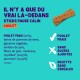 Bâtonnets pour animaux de compagnie étiquetés 'Pause Câlin' avec du poulet, contenant des ingrédients comme du poulet frais (70 %), des pommes de terre et sans sucres ajoutés.