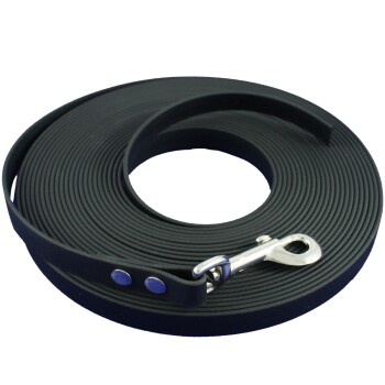 15-25 kg Biothane Schleppleine schwarz 12 m