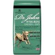 Hunde-Futterbeutel mit "Dr. John Hypoallergenic Chicken with Oats", der 21% Protein, 10,5% Fett und Vorteile für empfindliche Mägen hervorhebt.