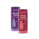 Zwei KatKare-Dosen: lila 'Digestive Topping' und rote 'Urinary Topping' für Katzen, mit Katzenillustration und 'Vital-Topping'-Text.