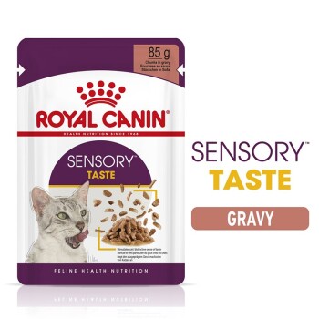 SENSORY Smell Taste in gravy for choosy cats 12x85g 12x85 g