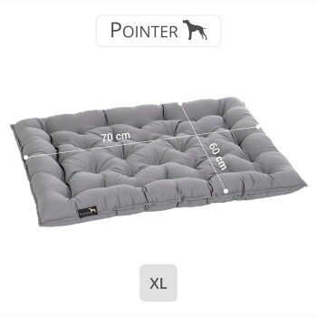Pointer Urban Kissen hellgrau XL