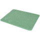 Grüne Haustiermatte mit einer strukturierten Oberfläche und einem Pfotenabdruckdesign in einer Ecke, ideal für die Pflege oder zum Ausruhen von Haustieren.