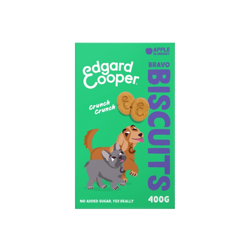Edgard & Cooper Koekjes Appel en bosbessen 400 g