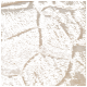 Nahaufnahme eines weichen, cremefarbenen Haustierbettes mit einer plüschigen, strukturierten Oberfläche, die ein gestepptes Muster aufweist.