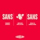 Visuel Carnilove rouge : « SANS » — colorants artificiels ; icône de baies libellée « Enrichi aux fruits des bois » ; « SANS » — céréales ni pommes de terre