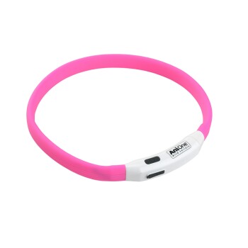 AniOne LED-Leuchtring Silikon pink S-M