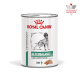 Dose Royal Canin Veterinary Glycobalance, kohlenhydratarmes Hundefutter (Pastete), schwarze Hund-Illustration
