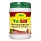 Behälter mit cdVet Fit-BARF Eierschalenpulver, beschriftet in Gelb und Rot, mit den Angaben "100% NATUR" und "Eierschalenpulver" auf Deutsch.