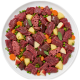 Hunde-Nassfutterdose mit Rind und Kartoffeln, 400g. Text: "Einzelprotein", "Gut verträglich", "Frei von Getreide".