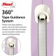 Flexi retractable dog leash featuring a 360° tape guidance system, allowing smooth extension in all directions without jamming.