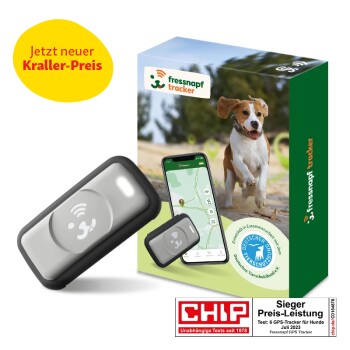 GPS-Tracker für Hunde happy light grey *limitierte Auflage