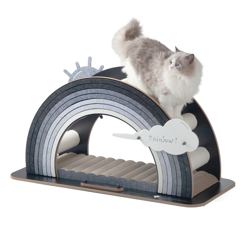 Canadian Cat Company Design-Kratzmöbel Rainbow grau