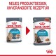 Bild von zwei Beuteln Royal Canin Urinary Katzenfutter mit neuem Design, aber dem gleichen Rezept. Text: "NEUES PRODUKTDESIGN, UNVERÄNDERTE REZEPTUR."
