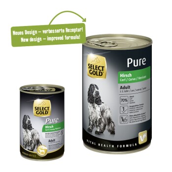 Pure Adulte Cerf 6x400 g