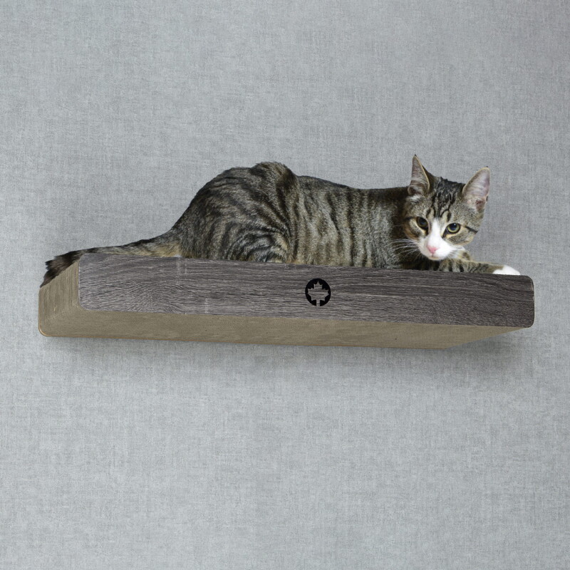 Canadian Cat Company Kratzbrett Cloud für die Wand dunkelgrau