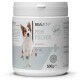 Behälter mit REAVET MSM Pulver für Hunde, 500g, beschriftet mit 'Gelenk-Aktiv', mit einem Hundebild und dem Text 'Made in Germany'.