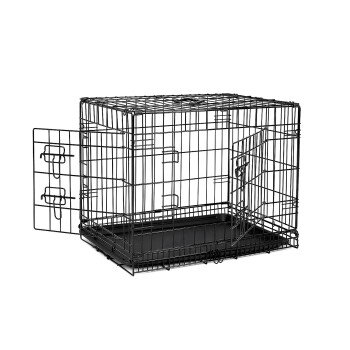 Lionto Hundetransportkäfig Tiertransportbox Hundebox Größe (S) 45x31x36 cm M