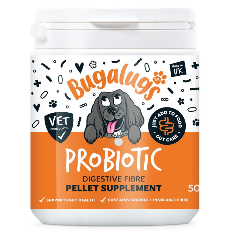 Bugalugs Probiotische Verdauungs-Pellets für Hunde 500g