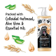 Haferflocken-Shampoo-Flasche mit der Aufschrift "Bugalugs," mit kolloidalem Hafer, Aloe Vera und ätherischen Ölen, mit einem veganen und parabenfreien Anspruch.