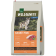 Sack Real Nature Wilderness Adult Haustierfutter 'Golden Peak' mit Wolfsbild, Gans & Ente, 12 kg, Angaben 60%/40%/0%.
