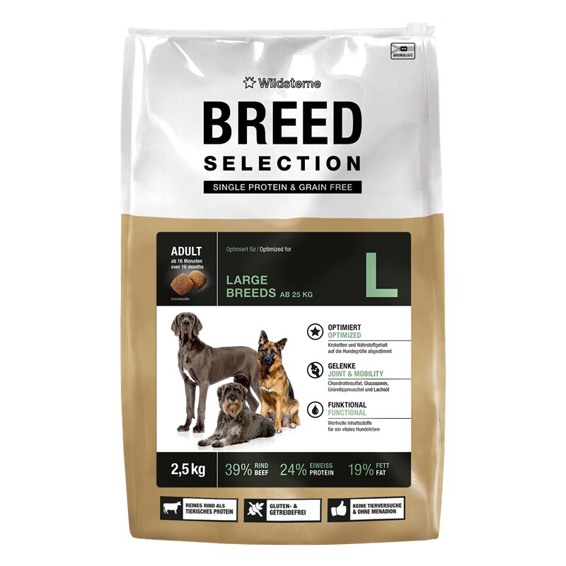 Wildsterne Breed Adult L 2,5kg
