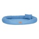 TIFFANY Couture - Orthopädisches Hundebett blau 1,15 m, 20 cm, 90 cm