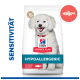 Hill's Science Plan Hypoallergen Hundefutterbeutel mit einer weißen Hundesilhouette, beschriftet 'No Grain Salmon' und 'Veterinarian Recommended.'