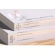 Bild eines tierlando® Premium Visco Memory Foam Haustierbettes, das geschichteten Schaum mit Dickeetiketten hervorhebt: M-L (6 cm) und XL-XXXL (9 cm).