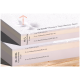Bild eines tierlando® Premium Visco Memory Foam Haustierbettes, das geschichteten Schaum mit Dickeetiketten hervorhebt: M-L (6 cm) und XL-XXXL (9 cm).