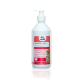 Flasche KEIMOEL plus, ein Nahrungsergänzungsmittel für Hunde und Katzen, mit einem Pumpenspender und einem Etikett mit Nährwertangaben auf Deutsch.