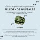 Pflegende Hufsalbe mit Lorbeeröl, Vaseline und natürlichen Ölen, beschrieben als antibakteriell und durchblutungsfördernd.