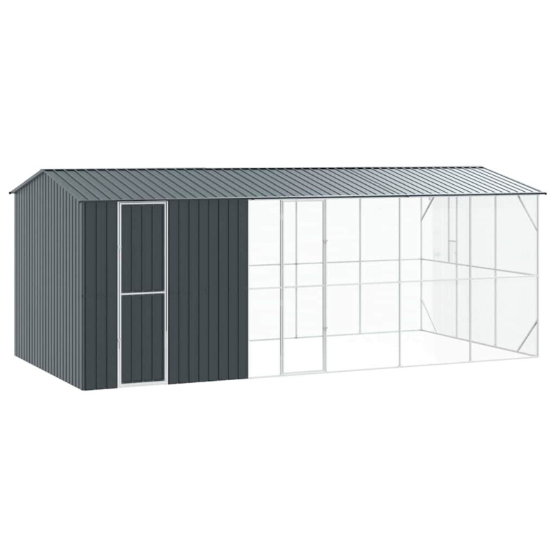 VidaXL Vogelkäfig für draußen 3,1 m, 6,4 m, 2,47 m