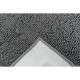 Graue Haustiermatte mit strukturierter Oberfläche und weißer Unterseite, mit einem weichen, plüschigen Design für den Komfort des Haustiers.