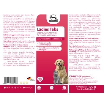 Ladies Tabs mit Himbeerblätter-Extrakt 300 g