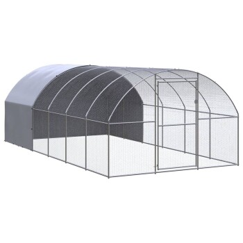 Hühnerstall / Geflügelstall mit Dach 3 m, 6 m, 2 m