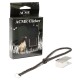 ACME Clicker Hundetrainingspfeife mit geflochtenem Lederband, Verpackung zeigt einen Hund und den Text „ACME Specialist Whistles“.