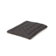 Grau gepolsterter Haustierbettkissen mit einem gesteppten Design, das eine weiche und gepolsterte Oberfläche für den Komfort des Haustiers bietet.
