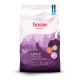 Lila Beutel von Husse Super Premium Hundefutter "Sterilised Mini" mit 28% Protein und 81% tierischem Protein für sterilisierten kleine Rassen.
