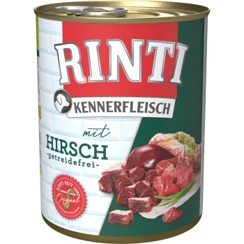 RINTI Kennerfleisch Hirsch 24×800 g
