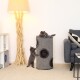 70cm Kratztonne mit Sisal grau