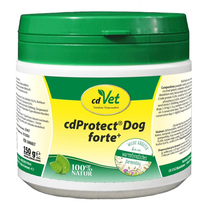 cdVet cdProtect Dog forte+ 150g 150 g