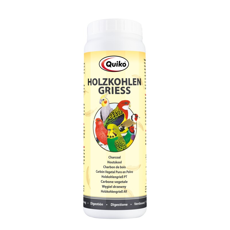 Quiko Holzkohlengrieß 270 g: Leicht verdauliches Einzelfuttermittel für Ziervögel