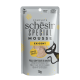 Schesir Special Mousse Exigent cat food pouch, chicken with duck liver, grain free, supports appetite, 70g.