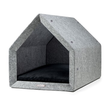 Pethome 2.0 hellgrau schwarz M
