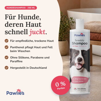Pawlie's Juckreiz Sprayflasche, 150 ml, beschriftet mit "100% natürliche Inhaltsstoffe," behauptet, Juckreiz zu lindern und die Regeneration zu unterstützen.