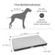 Hundematratze grau XL