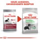 Zwei Tüten Royal Canin Digestive Care Hundefutter für mittelgroße Hunde, mit einem neuen Design und dem Anspruch auf verbesserte Stuhlqualität.